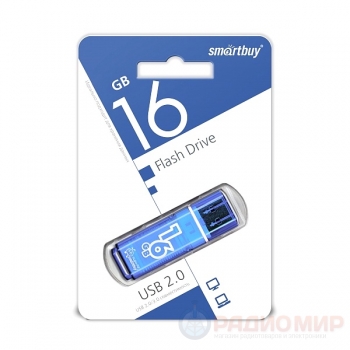 USB 2.0 флеш накопитель 16 Гб SmartBuy Glossy